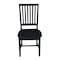 International Concepts Set of 2 Mission Side Chairs, Black C46-265P - alternate 3